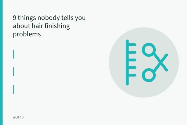 Round brush and blow-dryer shaping a section of hair. 9 things nobody tells you about hair finishing problems