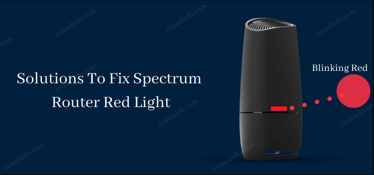 spectrum router blinking red