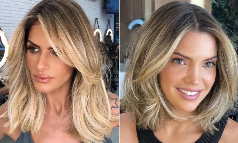 medium length layered haircut