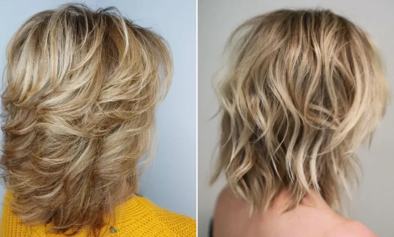 Low Maintenance Shaggy Haircut with Bangs